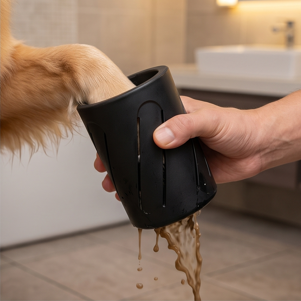 Pawly - Pommeau de douche pour laver les pattes de votre chien et de votre chat